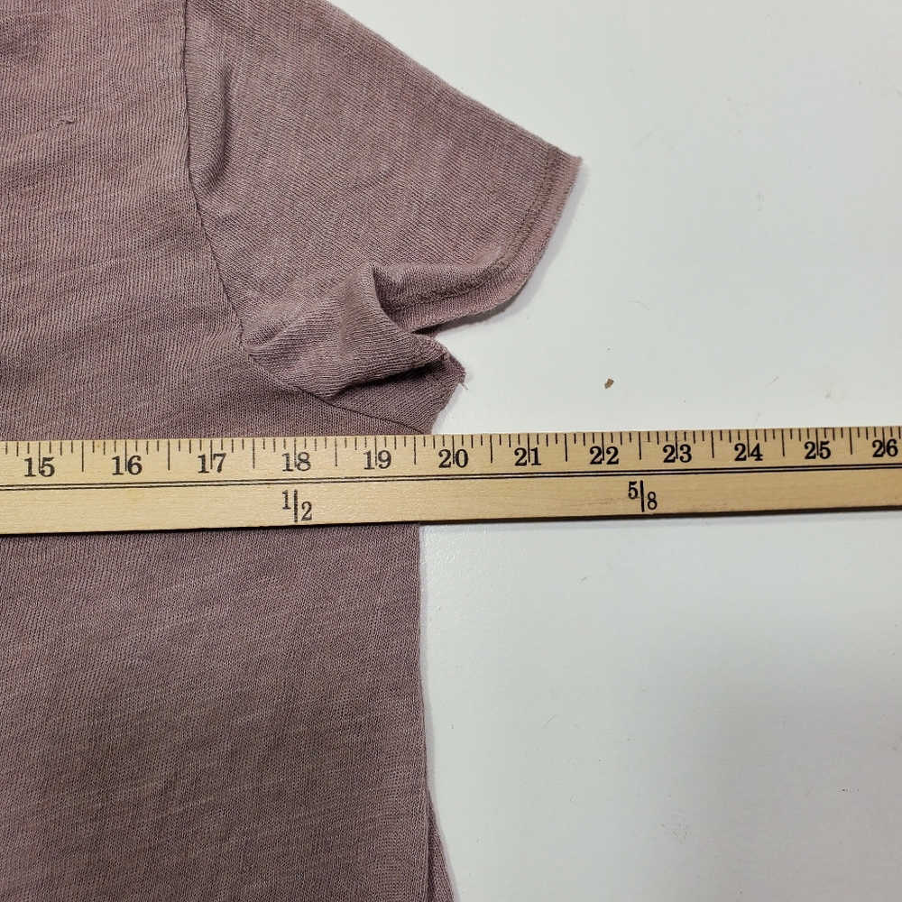 Project Social Women T-Shirt Size Medium Relaxed Fit Classic V-neck short sleeve - Picture 4 of 7